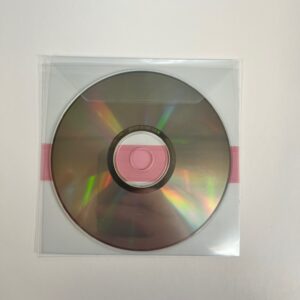 1000 pochettes dos Adhésives, plastiques transparentes Professionnelles pour CD/DVD, avec rabat
