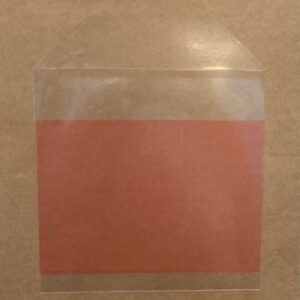 1000 pochettes dos Adhésives, plastiques transparentes Professionnelles pour CD/DVD, avec rabat