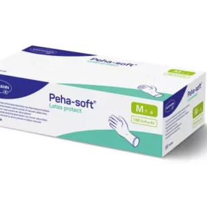 Gants Peha-soft® Latex Protect non stérile taille XS - 5/6