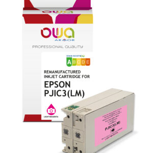 Cartouche d'encre EPSON remanufacturée Armor Magenta Clair PJIC3 pour PP-100 32ml